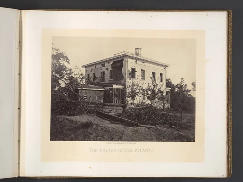 The Potter House, Atlanta by George N. Barnard, photograph, 1860-1869