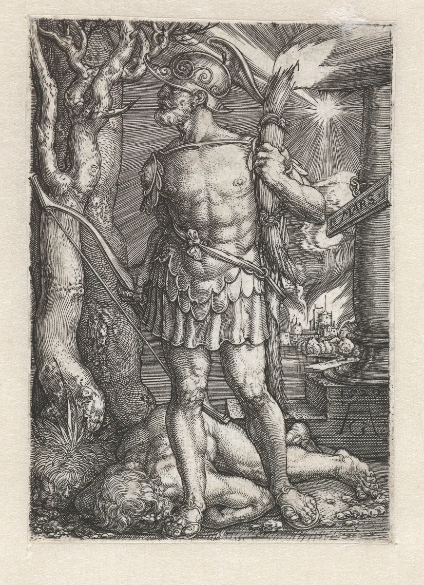 Mars by Unknown, print, 1529