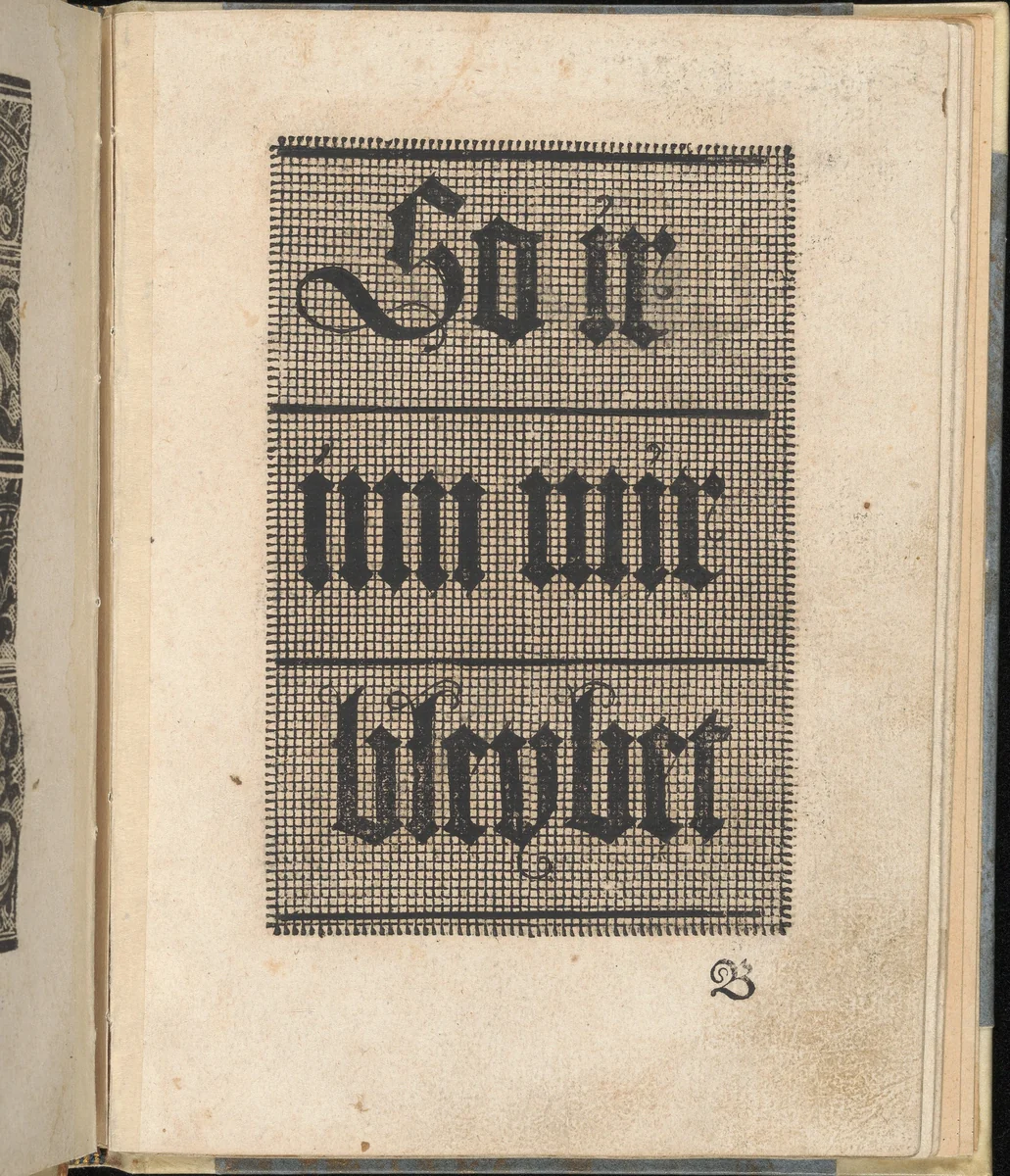 Ein ney Furmbüchlein, Page 3, recto by Johann Schönsperger, book, 1520-1530