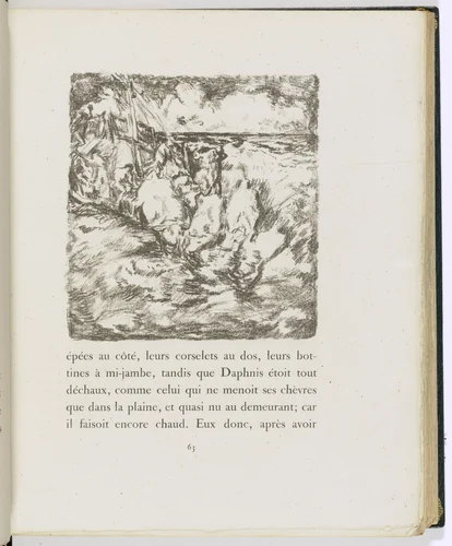 In-text plate (page 63) from Daphnis et Chloé by Pierre Bonnard, illustrated book, 1902