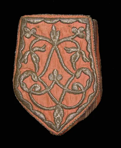 Bag by France, textile, 1680-1700