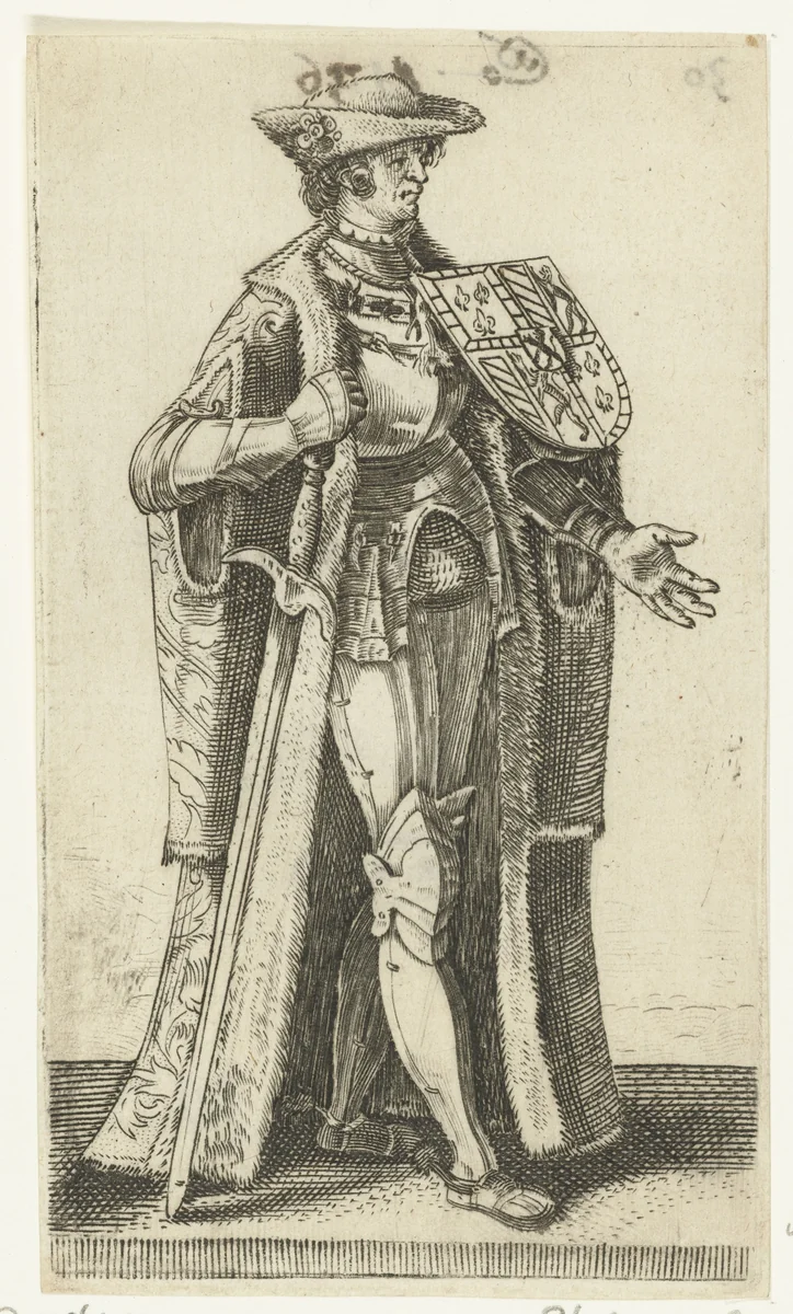 Portret van Filips de Goede, hertog van Bourgondië by Adriaen Matham, print, 1620