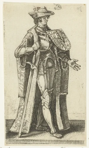 Portret van Filips de Goede, hertog van Bourgondië by Adriaen Matham, print, 1620