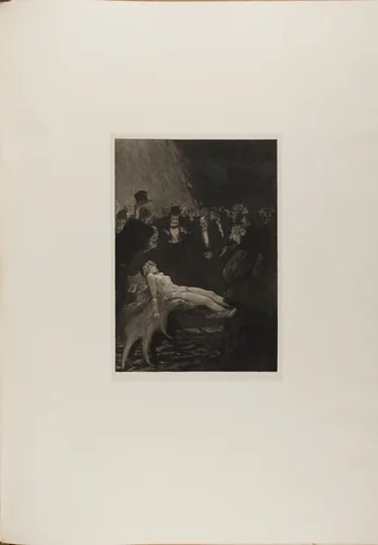 Chained, plate eleven from A Life by Max Klinger, print, 1884