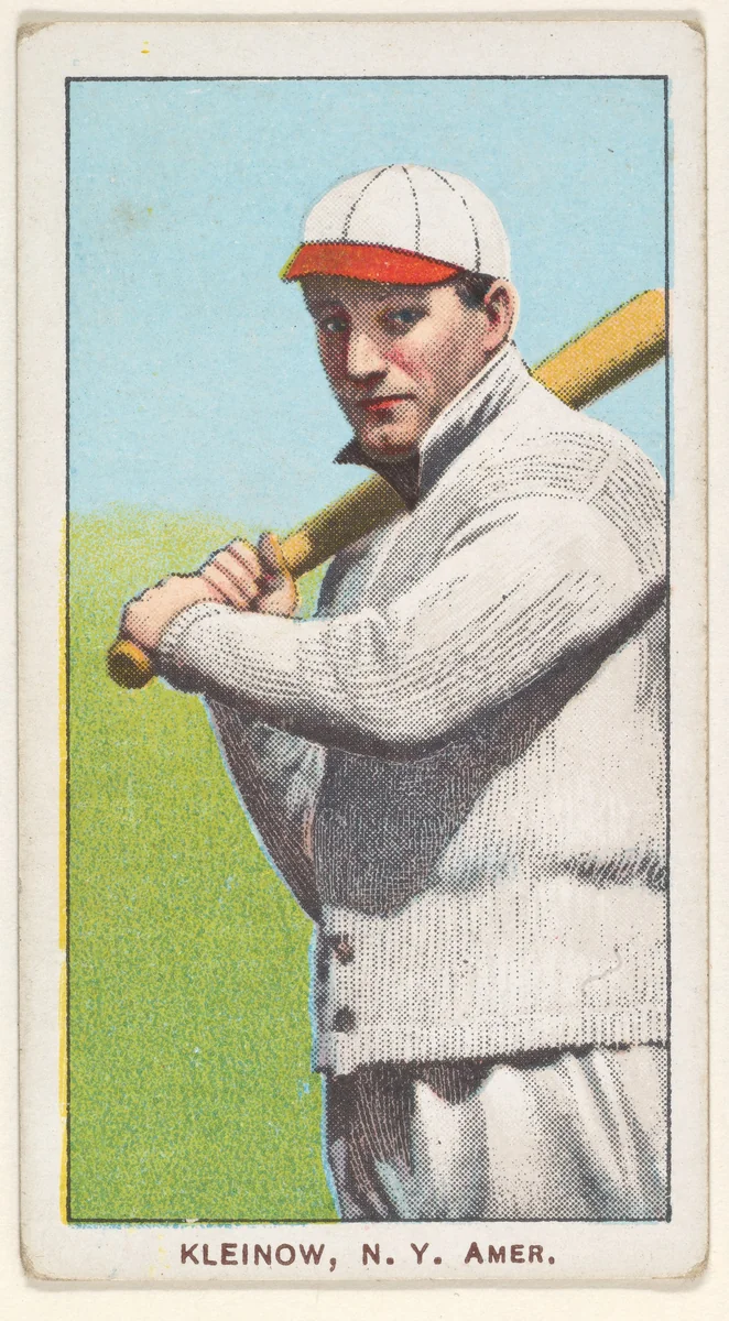 Kleinow, New York, American League, from the White Border series (T206) for the American Tobacco Company by American Tobacco Company, print, 1909-1911