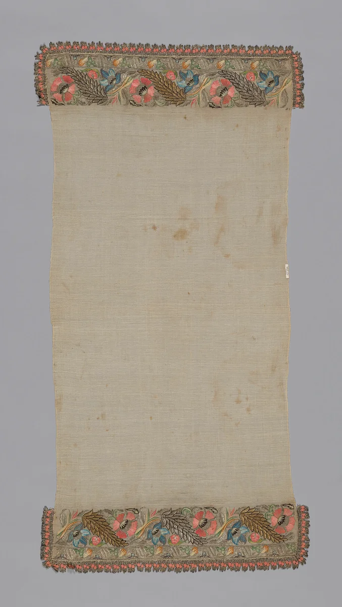 Towel or Napkin by Turkey, textile, 1801-1900
