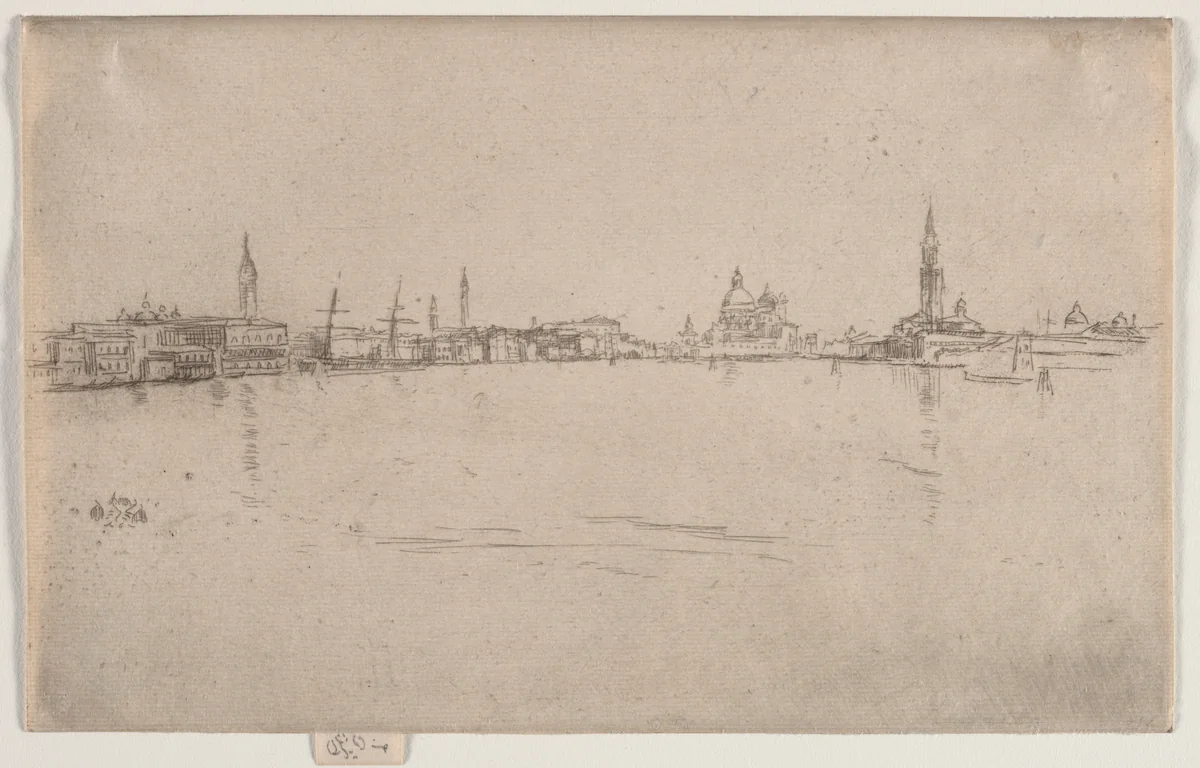 La Salute: Dawn by James McNeill Whistler, print, 1875-1885