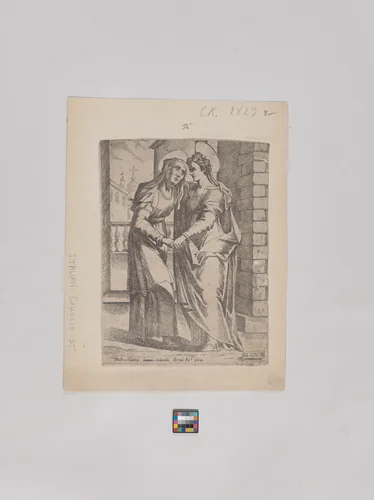 The Visitation by Jacopo Ciuccio, print, 1604
