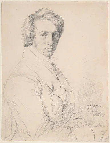 Ursin-Jules Vatinelle (1798–1881) by Jean-Auguste-Dominique Ingres, drawing, 1820