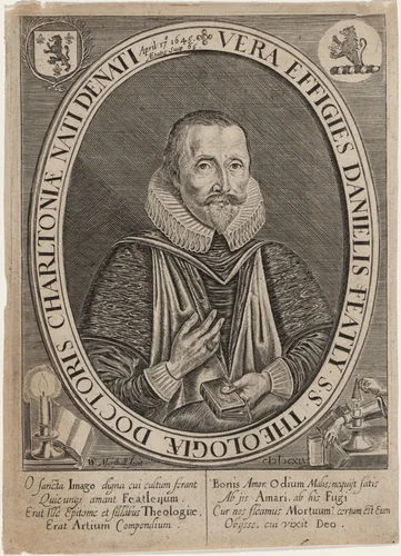 Daniel Featly, age 65 by William Marshall, print, 1645