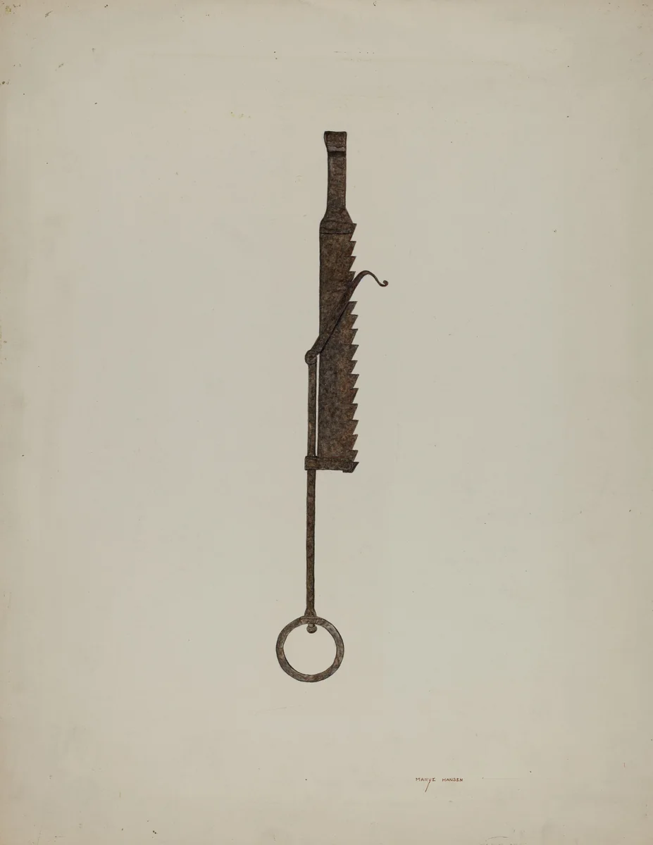 Trammel by Mary Hansen, index of american design, 1939