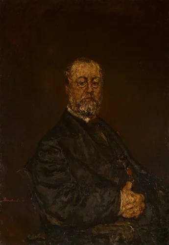 Portrait of Monsieur Rouland by Adolphe Monticelli, painting, 1870-1880