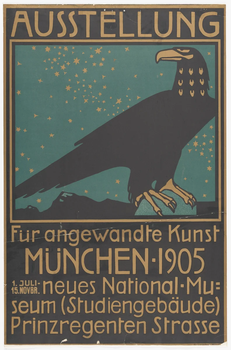 Ausstellung für angewandte Kunst München by Paul Bruno, design, 1905