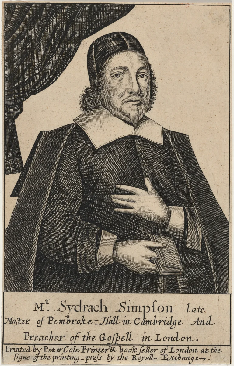 Sydrach Simpson, Preacher by Unknown 19th Century, print, 1800-1899