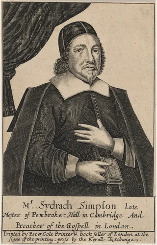 Sydrach Simpson, Preacher by Unknown 19th Century, print, 1800-1899