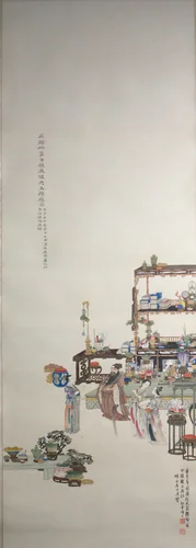 Su Dongpo Laughing by Suzuki Shōnen, painting, 1892