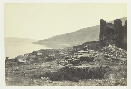 The Town and Lake of Tiberias, from the North by Francis Frith, photograph, 1857