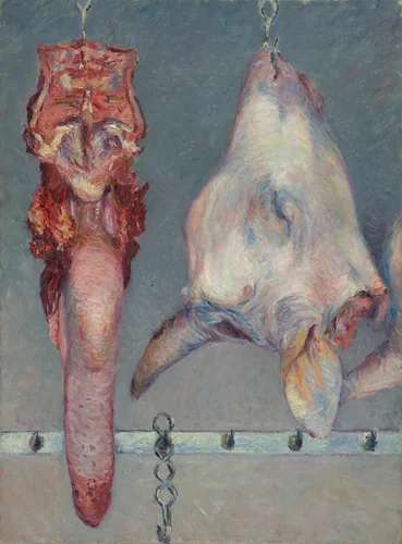 Calf's Head and Ox Tongue by Gustave Caillebotte, painting, 1877-1887