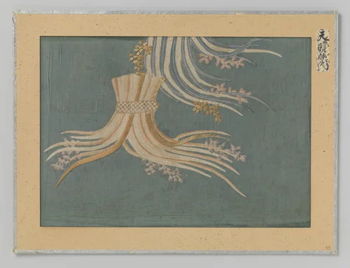 Fragment textiel by anonymous, textile, 1781-1789