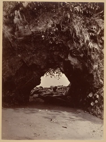 Tropical Scenery, Natural Arch, Cupica Bay by John Moran, photograph, 1871
