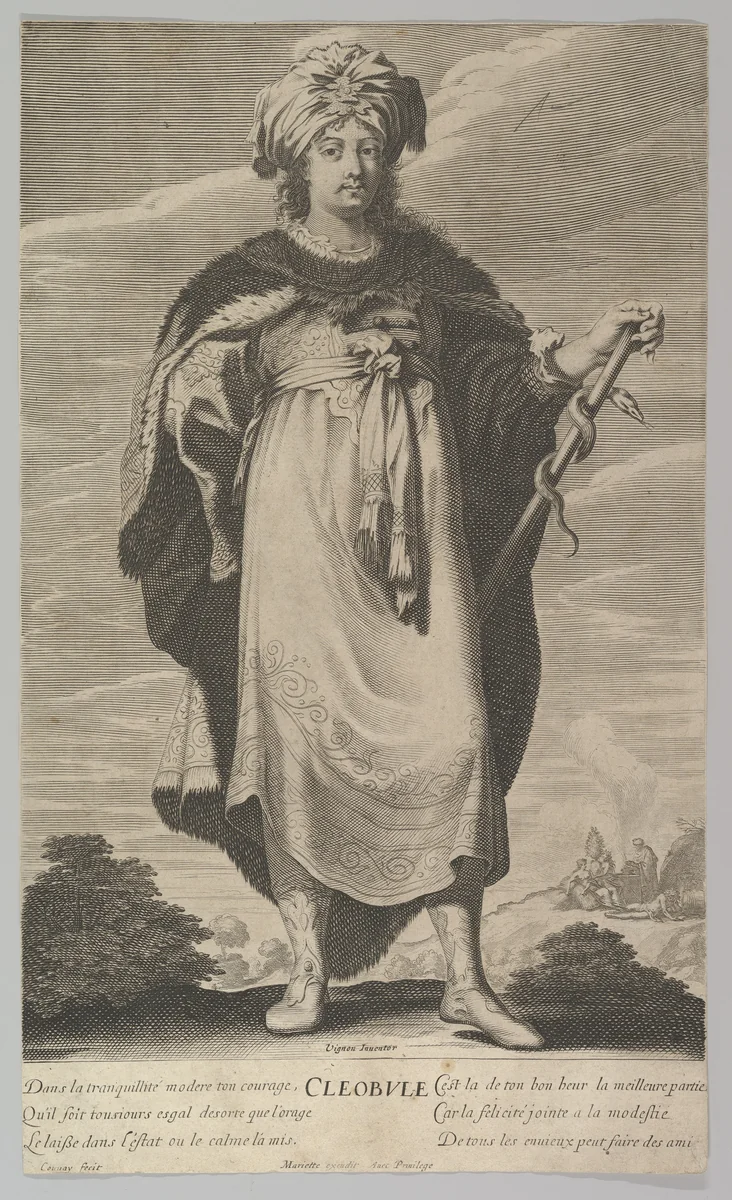 Cléobule by Jean Couvay, print, 1634-1645