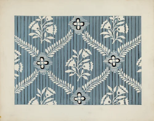 Wall Paper by Mina Lowry, index of american design, 1935-1942
