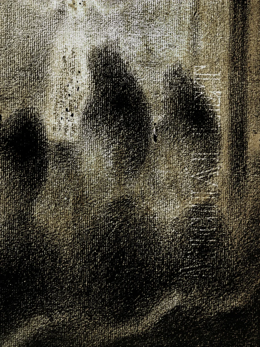 At the Concert Européen (Au Concert Européen) by Georges-Pierre Seurat, drawing, 1886