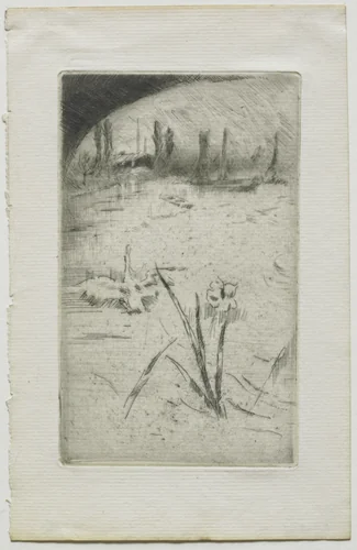Swan and Iris by James McNeill Whistler, print, 1883