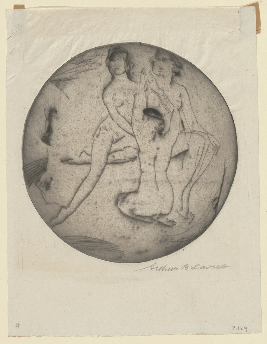 Lunette by Arthur B. Davies, print, 1917