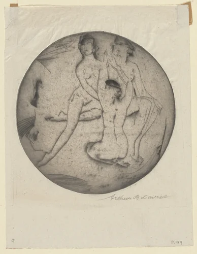 Lunette by Arthur B. Davies, print, 1917