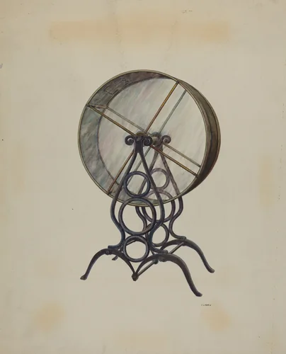 Lottery Wheel by Al Curry, index of american design, 1938