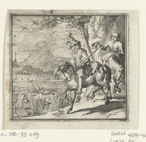 Illustratie voor de Decamerone van Boccaccio by Romeyn de Hooghe, print, 1697