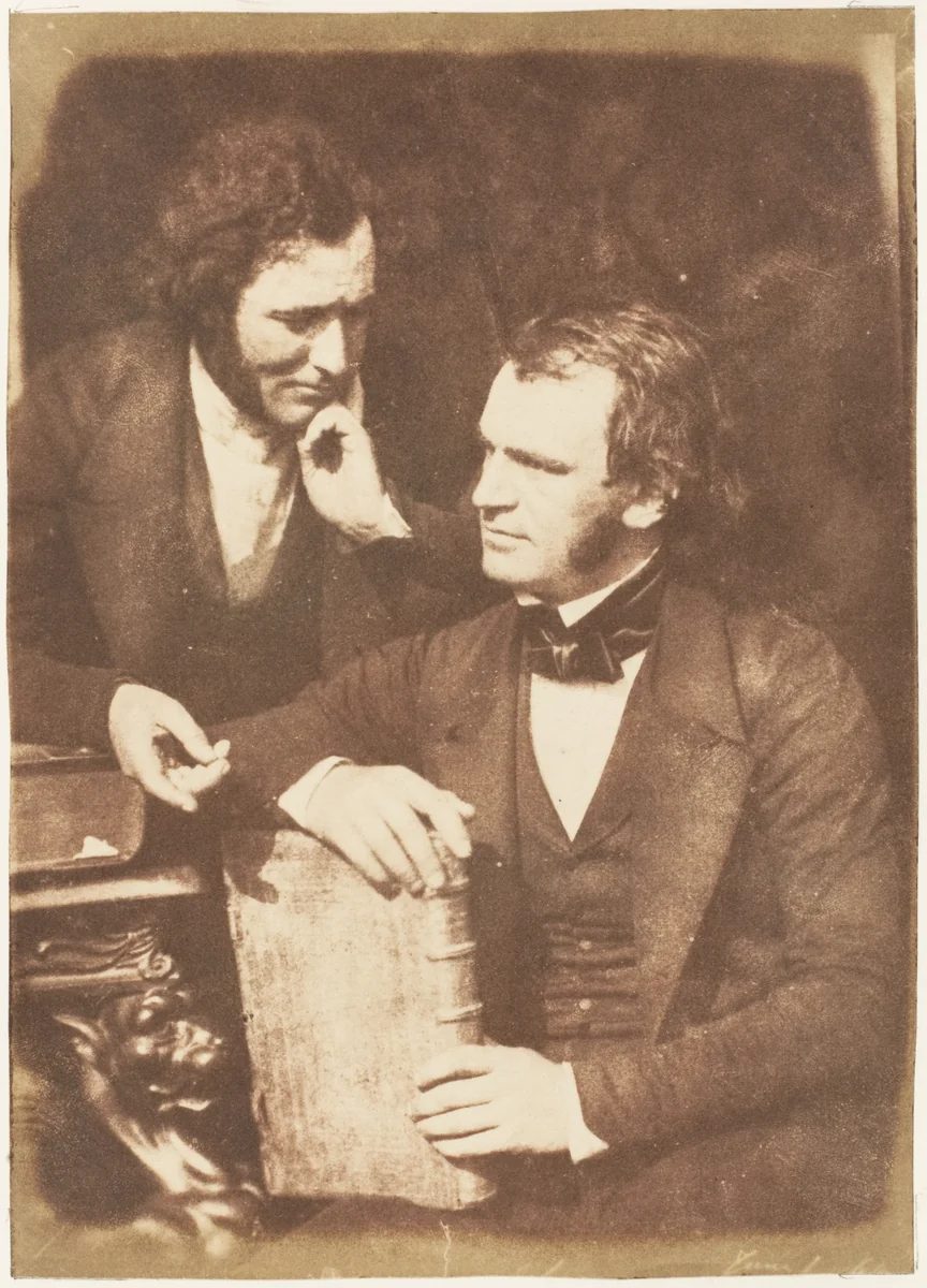 Moir (?) and John Wilson by Hill and Adamson, photograph, 1843-1847