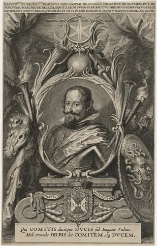 Gaspar de Guzman, Count of Olivares and Duke of San Lucas by Cornelis Galle
Peter Paul Rubens, print, 1576-1650