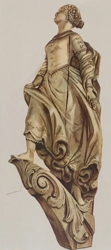 Figurehead by American 20th Century, index of american design, 1935-1942