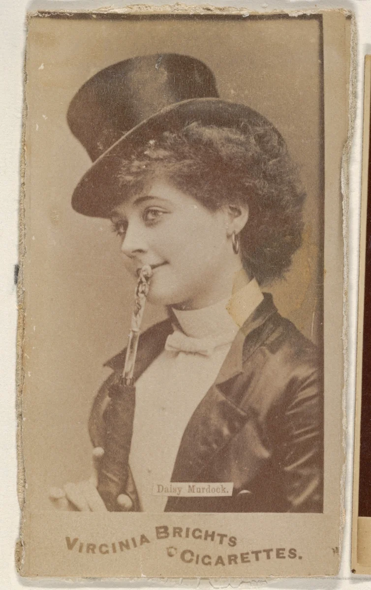 Daisy Murdoch, from the Actors and Actresses series (N45, Type 1) for Virginia Brights Cigarettes by Allen & Ginter, photograph, 1885-1891