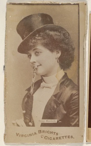Daisy Murdoch, from the Actors and Actresses series (N45, Type 1) for Virginia Brights Cigarettes by Allen & Ginter, photograph, 1885-1891