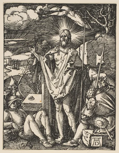 The Resurrection, from "The Little Passion" by Albrecht Dürer, print, 1510