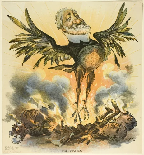 The Phoenix, from Puck by Joseph Keppler, print, 1890