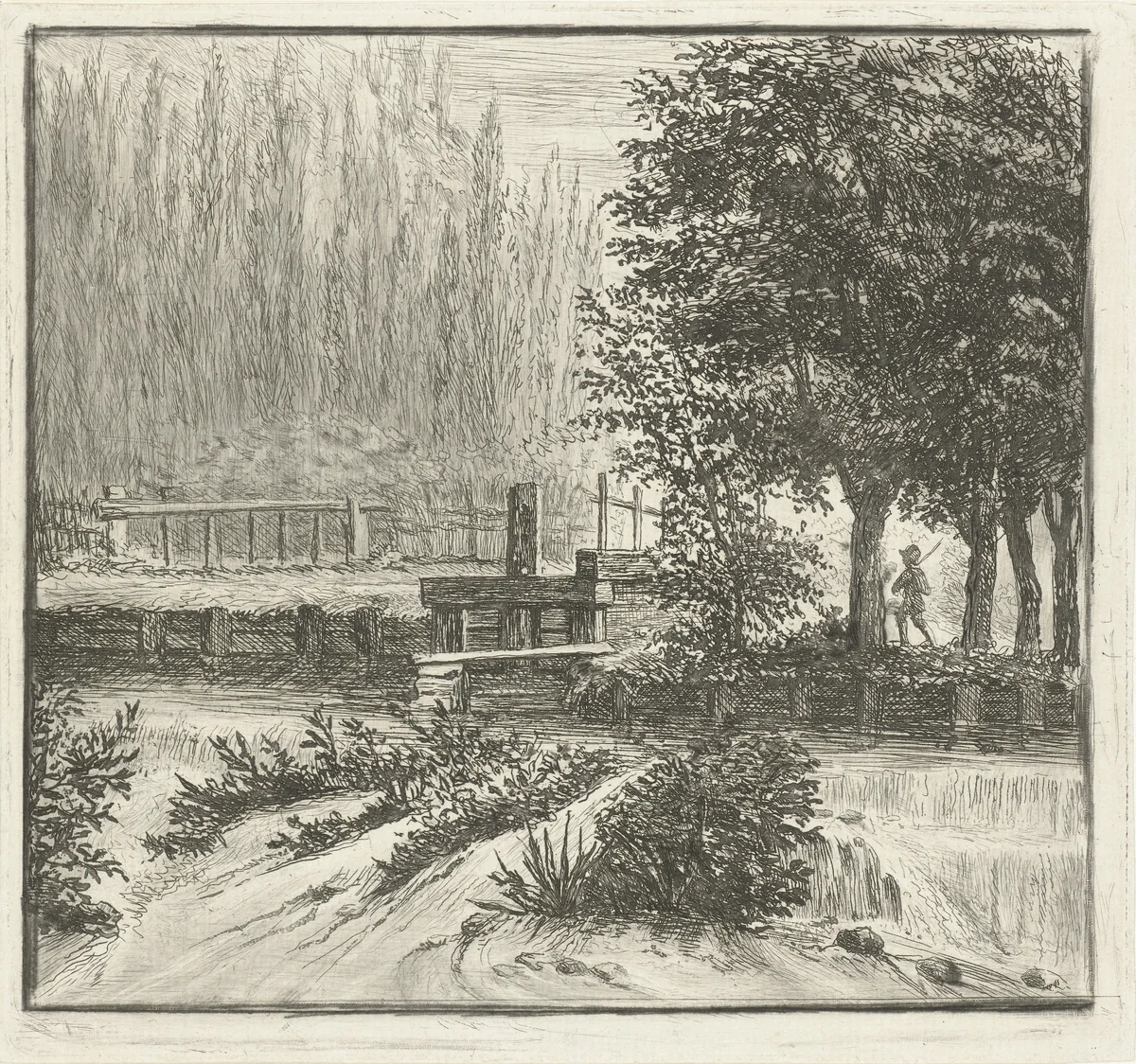 Sluis by Louis Bernard Coclers, print, 1756-1817