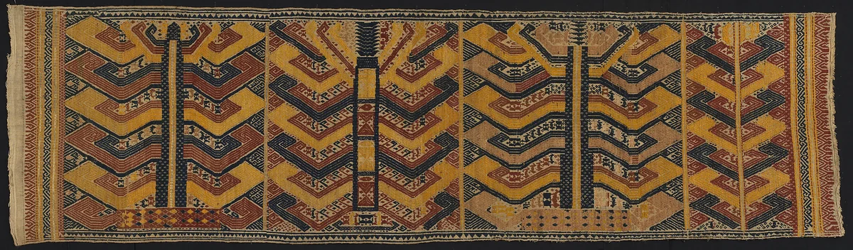Ceremonial Hanging (palepai) by Paminggir people, textile, 1890-1910