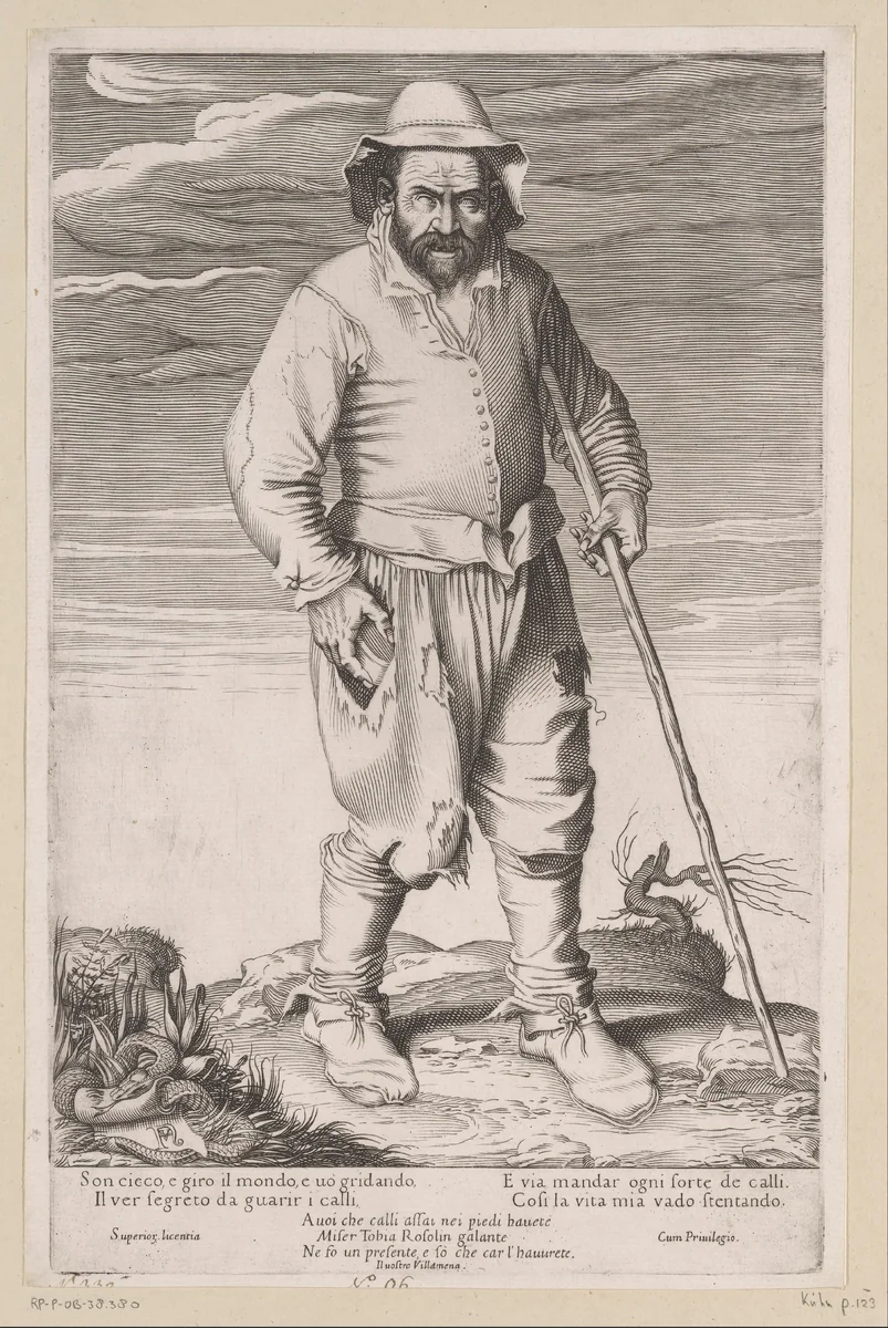 Blinde by Unknown, print, 1576-1624