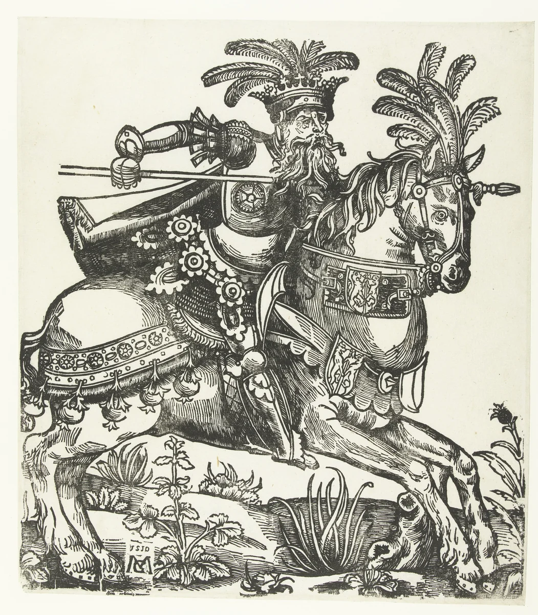 Hector van Troje by anonymous, print, 1500-1599