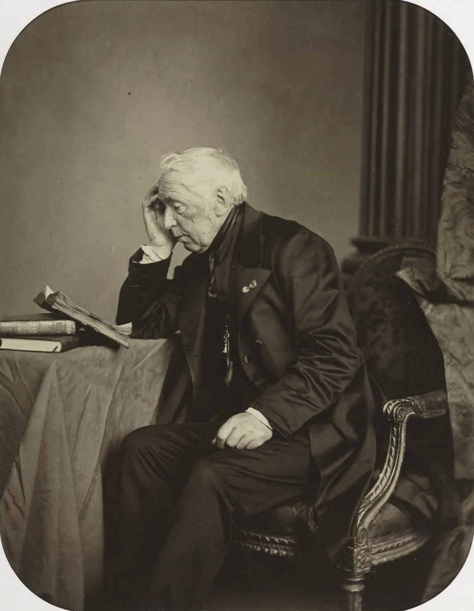 Unknown Male Sitter by Antoine-Samuel Adam-Salomon, photograph, 1855-1865