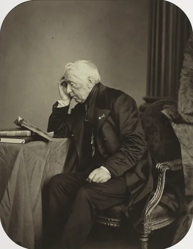 Unknown Male Sitter by Antoine-Samuel Adam-Salomon, photograph, 1855-1865