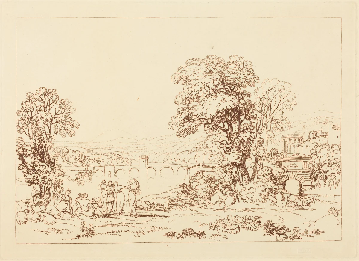 Apuleia in Search of Apuleius by Joseph Turner, print, 1775-1851