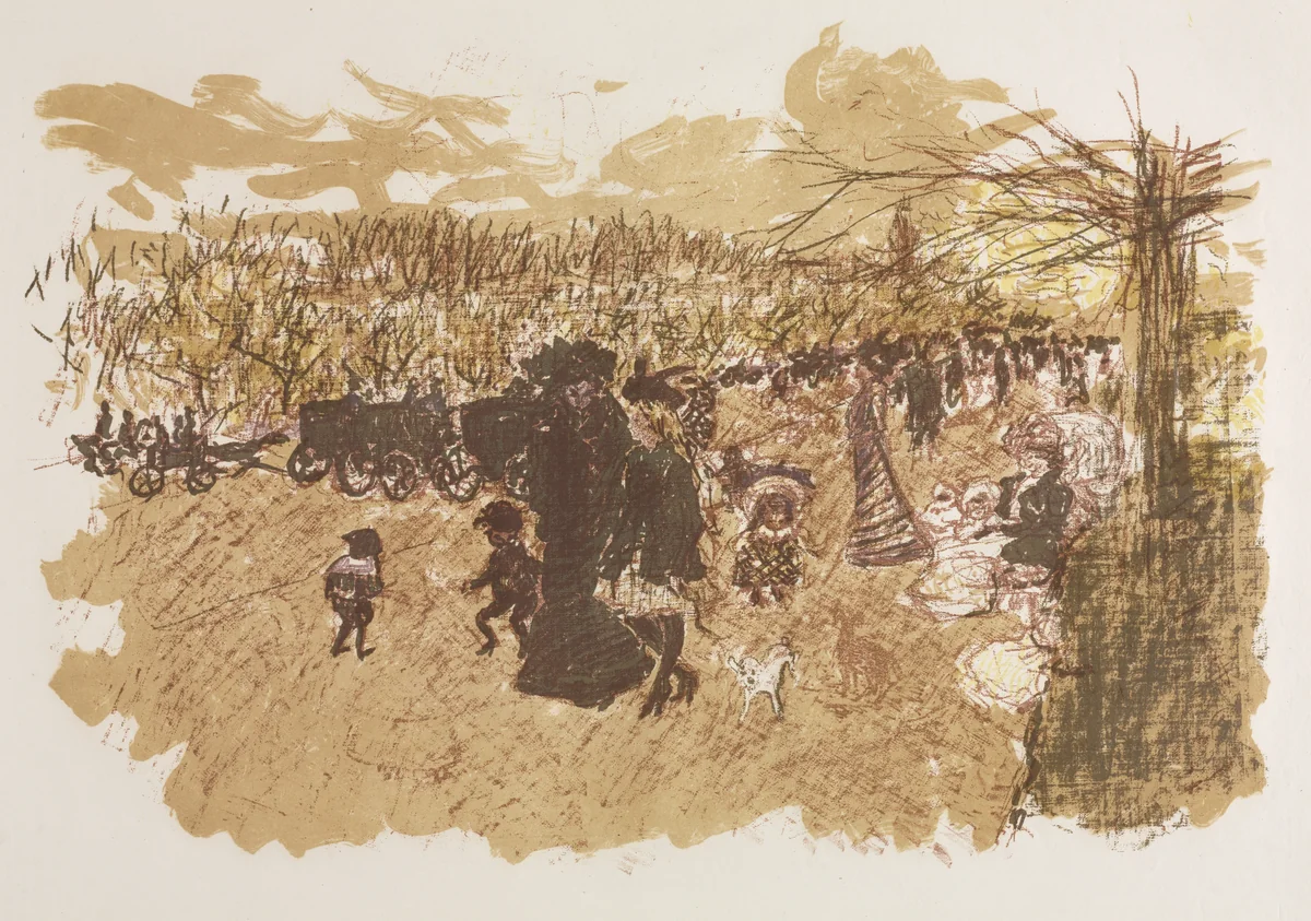 Avenue du Bois de Boulogne by Pierre Bonnard, print, 1899