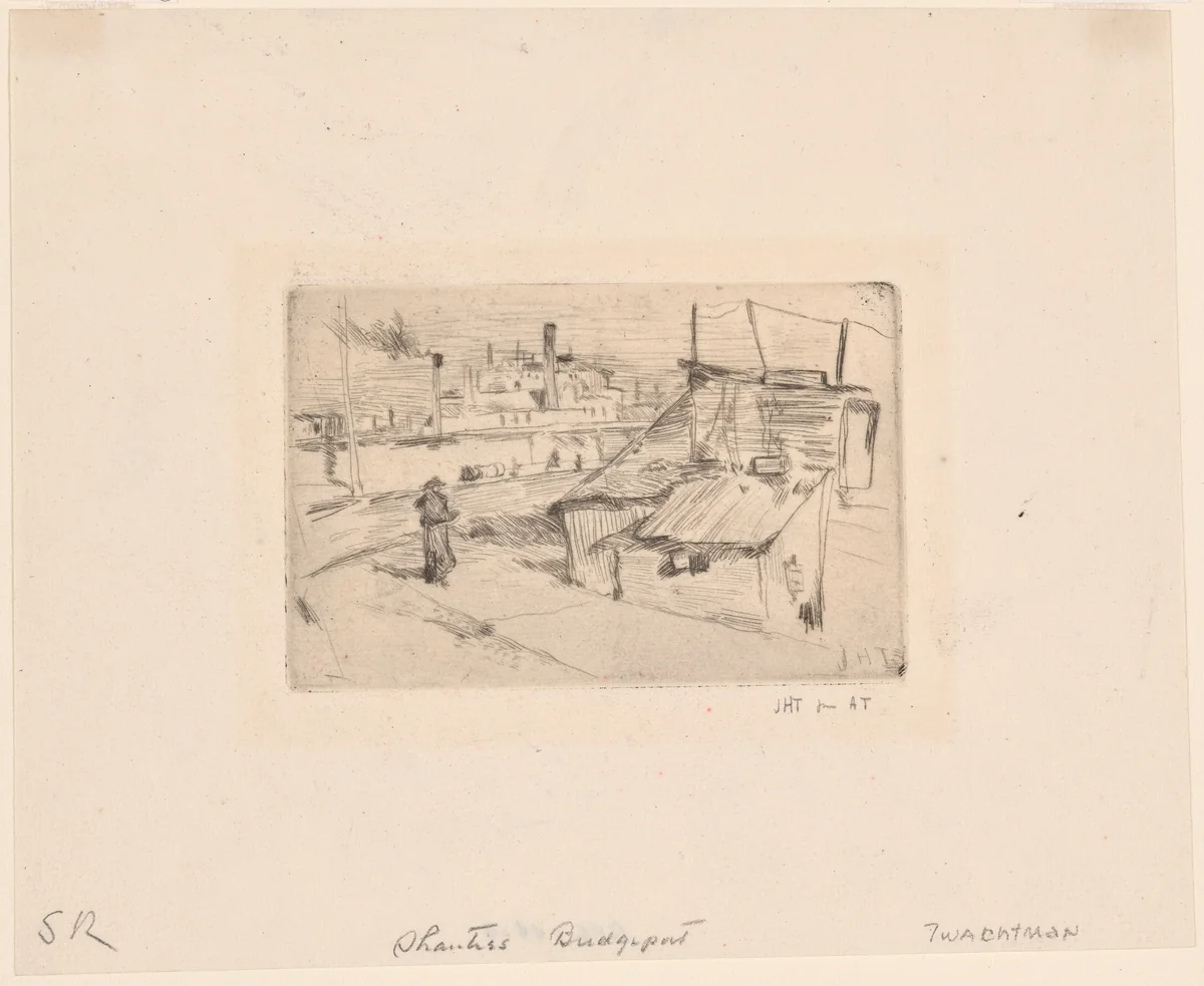 Shanties and Factories by John Henry Twachtman, print, 1879-1880