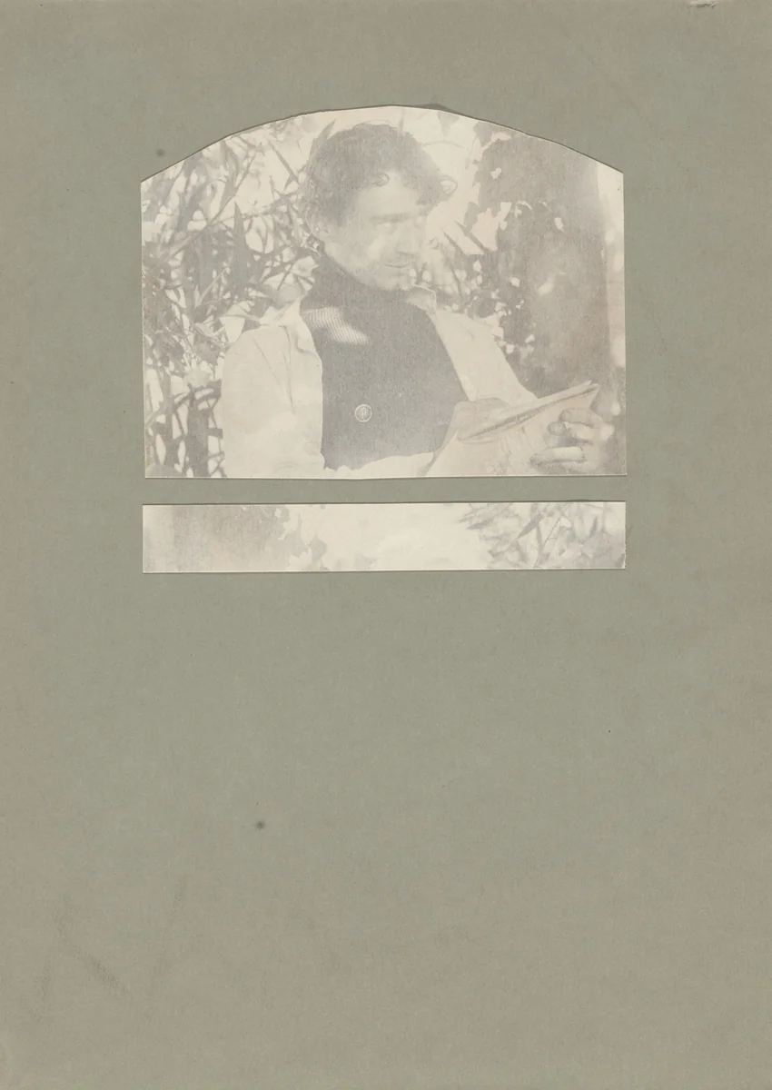 Portrait of Edward Steichen sketching by Gertrude Käsebier, photograph, 1901