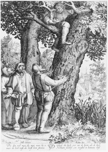 The Bird Nester by David Vinckboons, print, 1601-1611